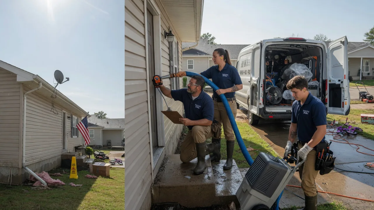Ceiling Water Damage Restoration in Cana, VA near me